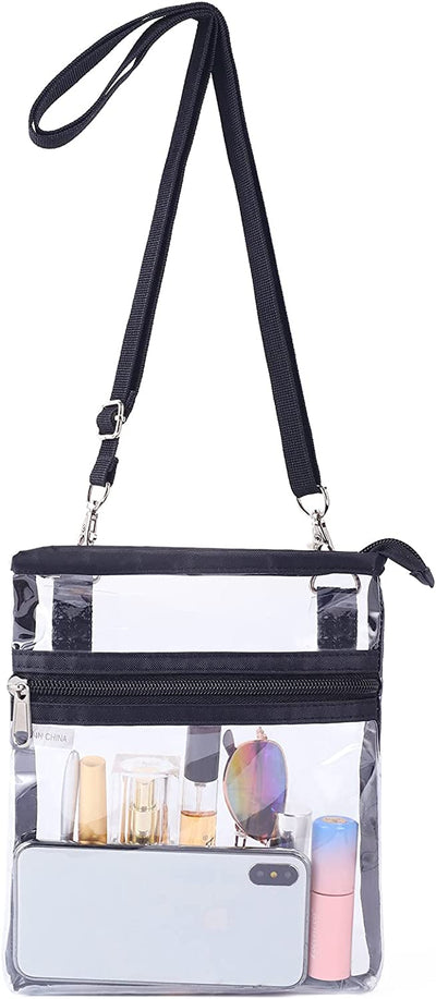  Clear Crossbody Purse with Front Pocket