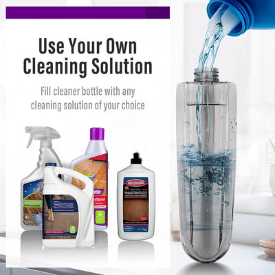  Wet Spray Mop with a Refillable Spray Bottle and 3 Washable Microfiber Pads