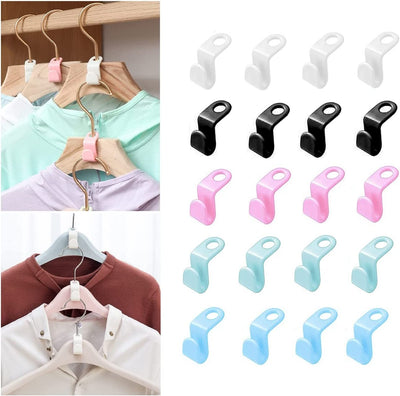 50 Pcs Clothes Hanger Connector Hooks