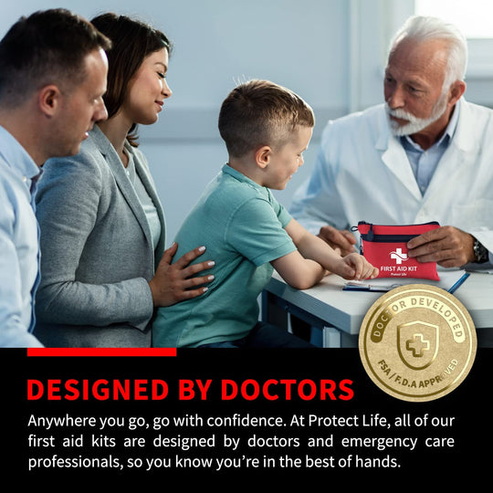 First Aid Kit for Home/Businesses - Emergency Kit/Travel First Aid Kit for Car. Small, Mini First Aid Kit Bag Survival/Medical kit. Hiking First aid kit Camping/Backpacking med kit