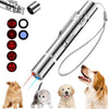 Laser Pointer,Cat Toys Laser Pointer Red LED Light Pointer Cat Toys for Indoor Cats Dogs, Long Range 3 Modes Lazer Projection Playpen,USB Recharge Pointer