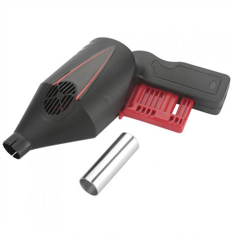 BBQ Air Blower, Manual Operated Start a Fire Quicker and Easier Grill Barbecue Tool for Outdoor Barbecue and Picnic Charcoal Grill