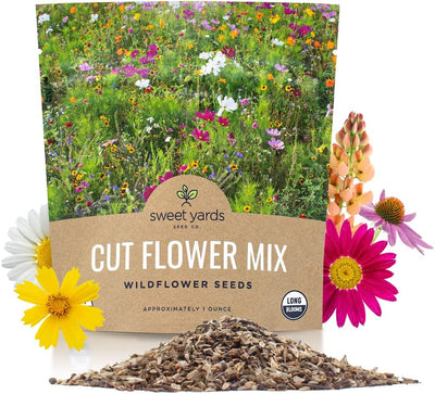  Over 7,500 Fresh Open Pollinated Non-GMO Wildflower Seeds 