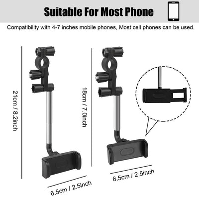 Car Rearview Mirror Mount Phone Holder for Smartphone 