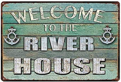 Rustic Camper Metal Tin Sign For  Rv Camping Around The Campfire 8x5.5 Inch Tin Sign