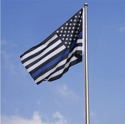 Thin Blue Line American Flag - 3 by 5 