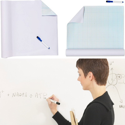 Self-Adhesive Removable Dry Erase Board With Free Pen Included