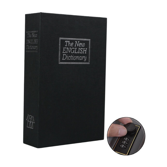 Book Safe with Combination Lock, Ohuhu Dictionary Diversion Book Safe, Portable Safe Box, Great for storing Money, Jewelry, Gun and Passport