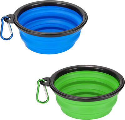 2 Pack Large Size Collapsible Dog Bowl