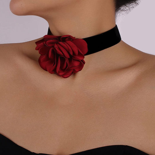 Rose Choker  for Women 