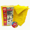 40 Pack Premium Heavy Duty Multi-Purpose Microfiber Towel, Cleaning, Detailing