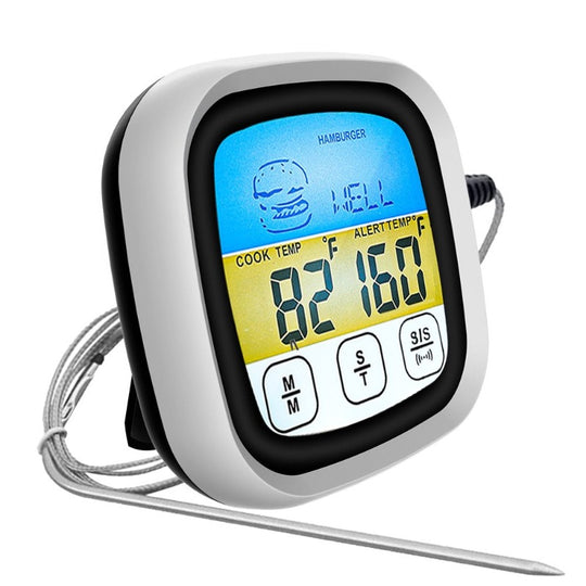 LED Meat Thermometer - Digital Backlight Display