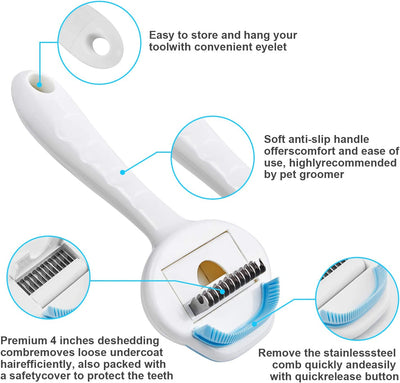  Pet Deshedding Brush