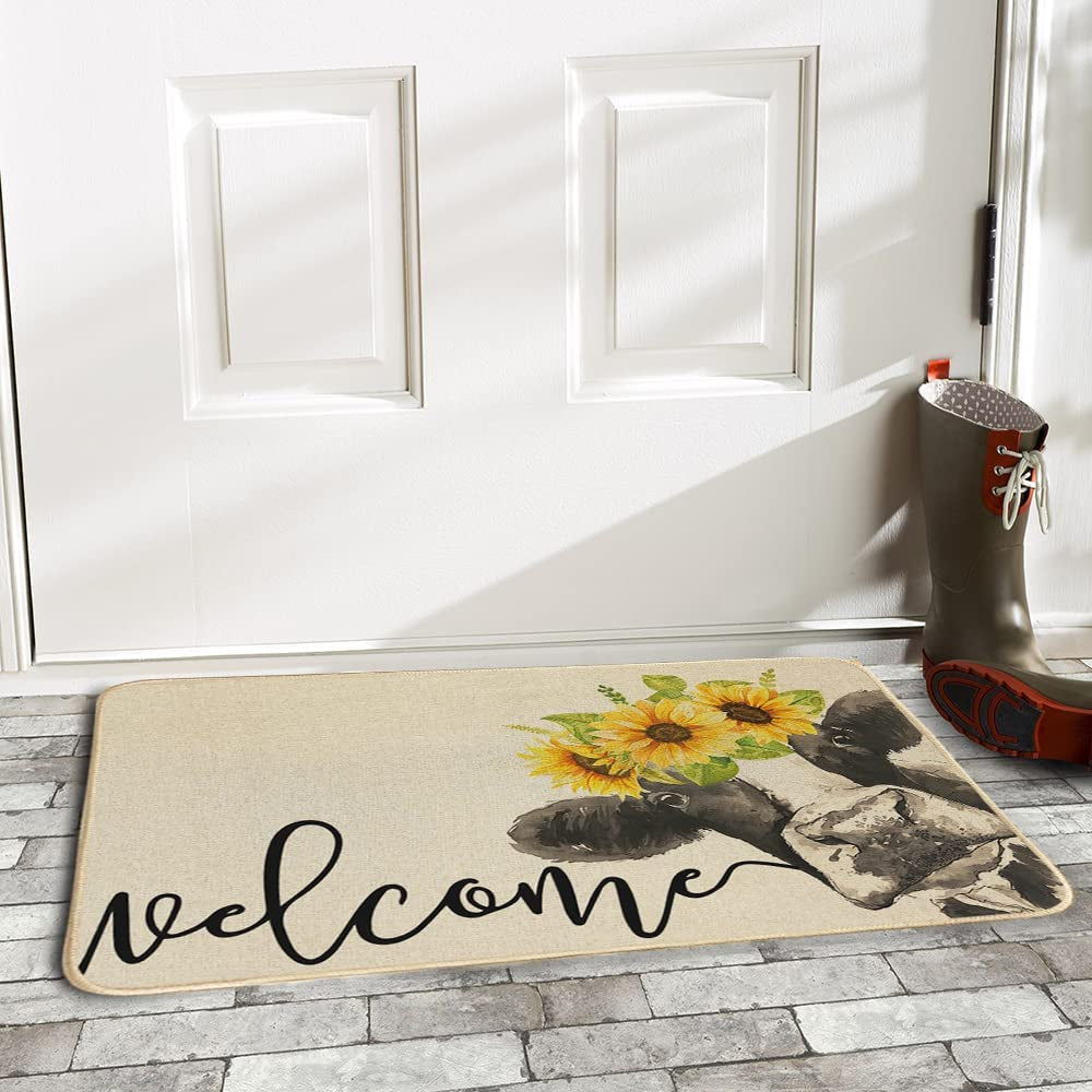 Welcome Summer Door Mat 17 x 29 Inch