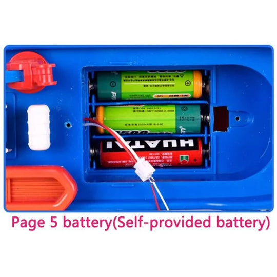 Light Up Pool & Bathtub Toy Boats with Water Sprinkler