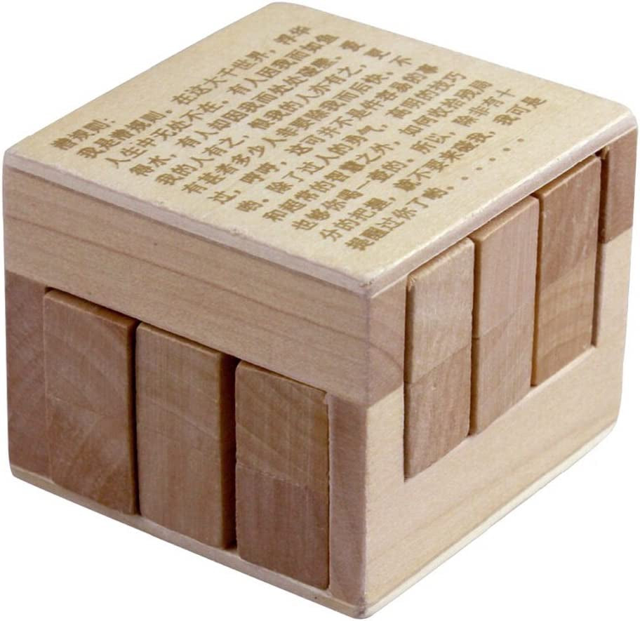 Chinese 3D Wooden Inside Story Puzzle Interlocked Magic Cube