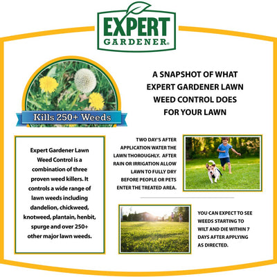 expert herbicide Expert Gardener Lawn Weed Control II Granule Herbicide, Covers 5,000 S – Overhalfsale.com