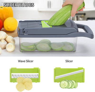 12-in-1 Multifunctional Veggie Chopper