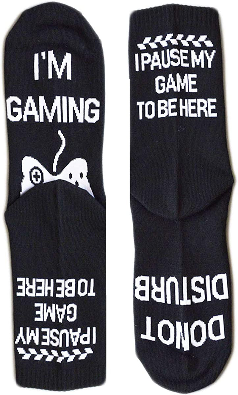  Gifts for Dad,Novelty Gaming Socks Fathers Day Gift from Son,Funny Socks Gift Stocking Stuffers for Men,Dad