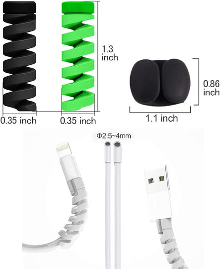 36 Pack of Cable Protectors for Cell Phones & Charging Cords