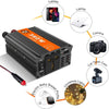 350 Watt Power Inverter 12V to 110V, Modified Sine Wave DC to AC Car Converter with 1 AC outlets, One 5V/2.1A USB Port