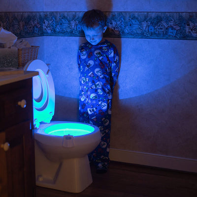 RainBowl Toilet Bowl Night Light with Motion Sensor 