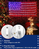  LED American Flag Lights for Outdoors, IP44 Waterproof 420 LED USA Flag Net Light for Christmas, Fourth of July, Memorial Day, Independence Day, Veterans Day