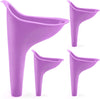 HAKDAY Urinal for Women, 4PCS Female Urinal Pee Funnel Portable Urination Device for Camping Travel Hiking Gear for Woman