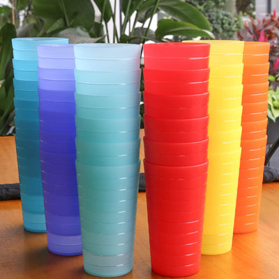 Set of 12 | Break Resistant 22 oz Plastic Cups