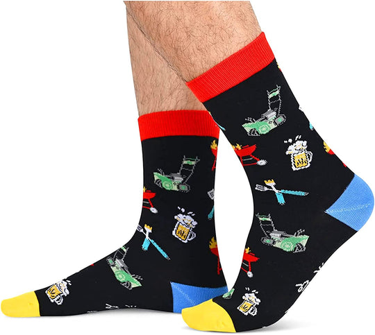  Funny Men Socks for Uncle Son Husband Brother Father in Law, Gifts for Son Husband Brother Father in Law