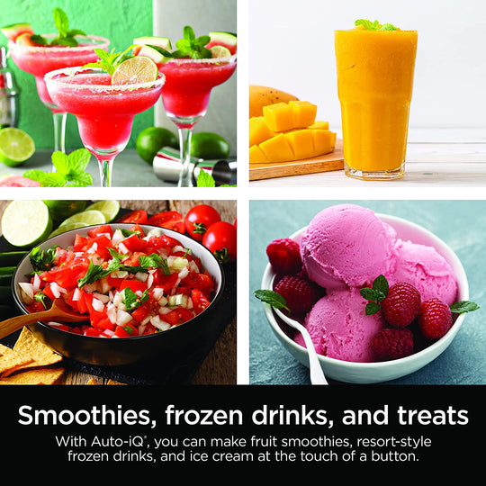 Ninja Professional Plus Bender, 3 Functions for Smoothies, Frozen Drinks & Ice Cream 