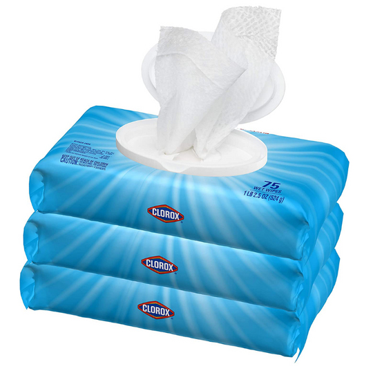 3 Pack Clorox Bleach Free Disinfecting Wipes With Moisture Lock Lid