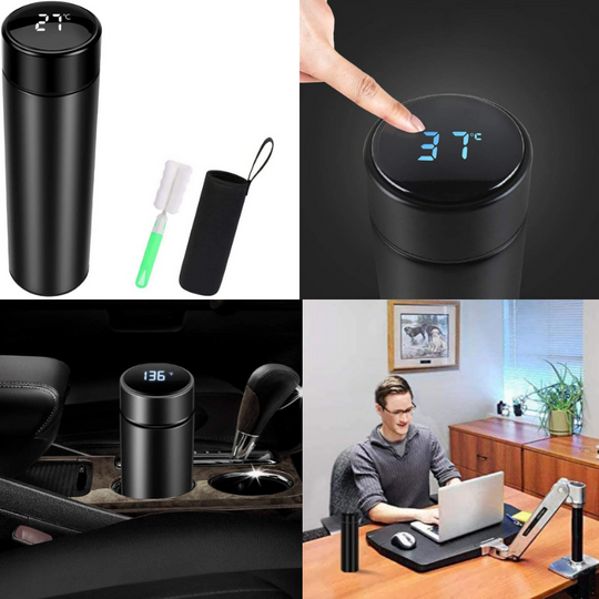 500ml Stainless Steel LED Temperature Display Smart Thermos