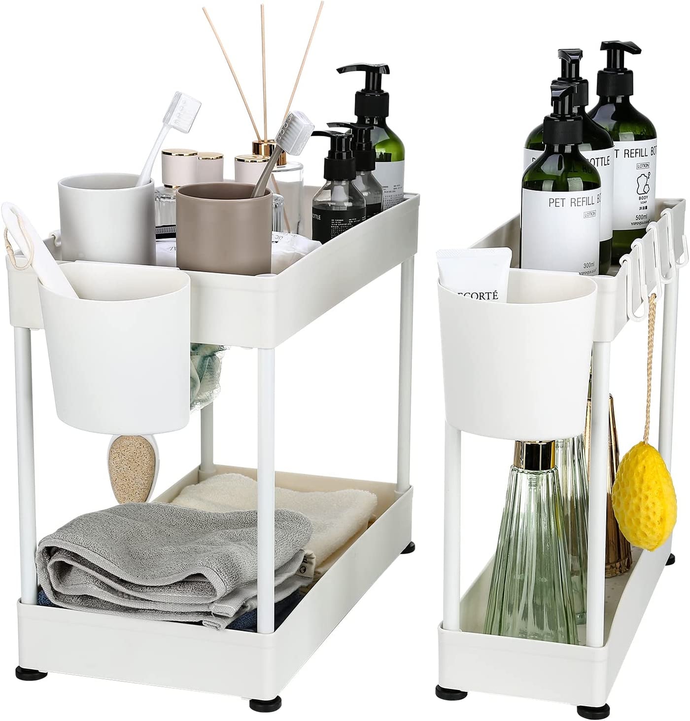 2 Pack Under Sink Organizer