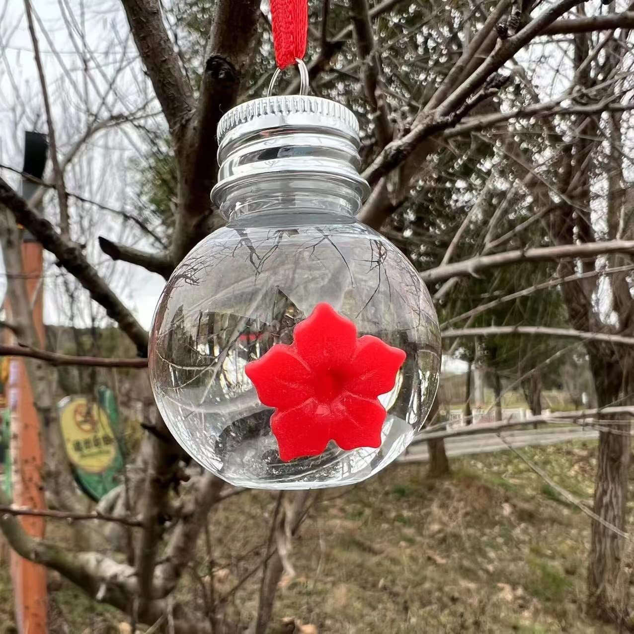 Hummingbird Feeder with Flower Ports