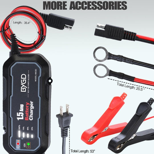 12V Portable Power Bank Charger Lithium Jump Starter Box 1500Mah Car Battery Booster Pack