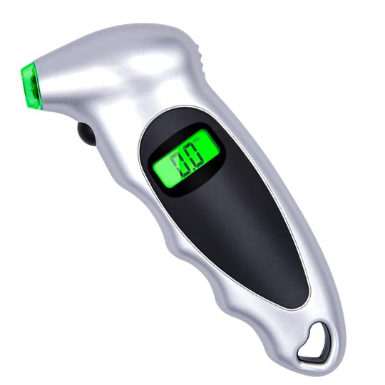Digital Tire Pressure Gauge – Backlit Air Measurement Tool for Bikes, Cars, Trucks