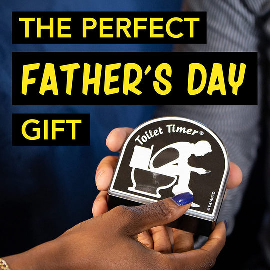 Toilet Timer by Katamco (Classic), Funny Gift for Men, Husband, Dad, Fathers Day, Birthday, Christmas Stocking Stuffer