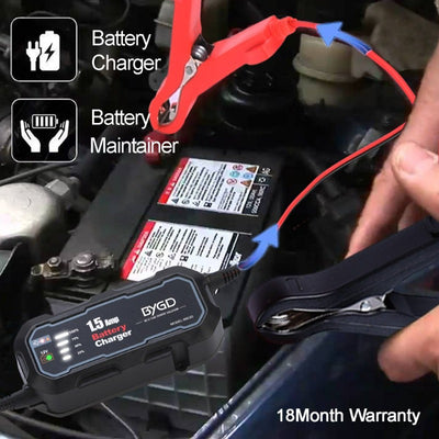 12V Portable Power Bank Charger Lithium Jump Starter Box 1500Mah Car Battery Booster Pack