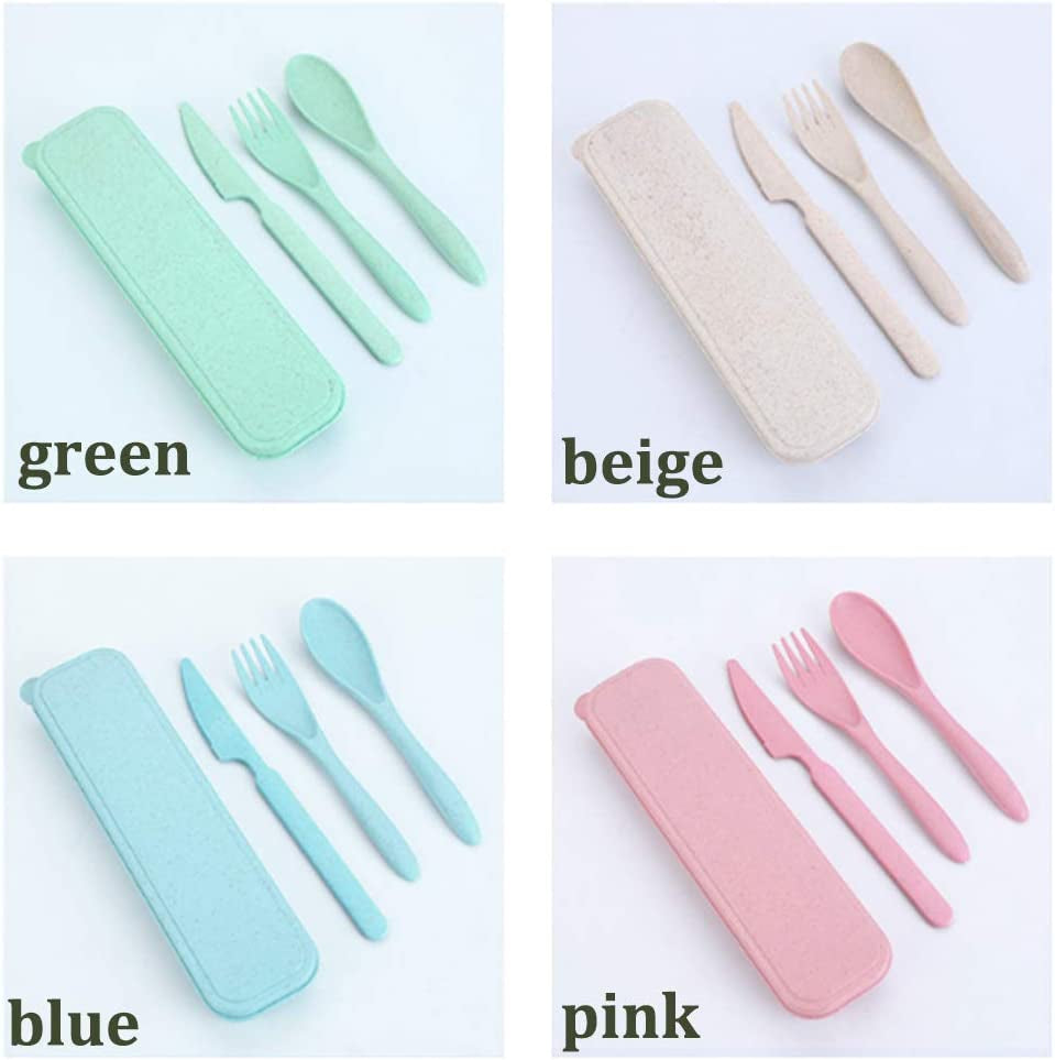 4 Sets Portable Cutlery 