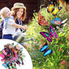 50 Pcs Garden Butterfly Stakes