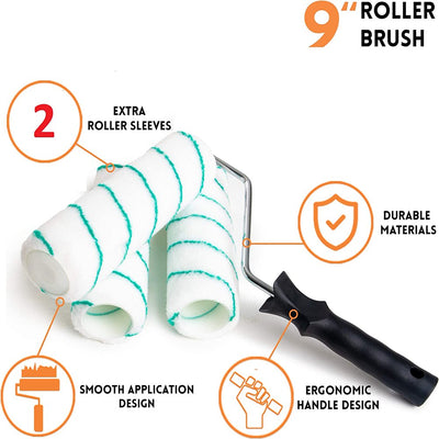  Ultimate Paint Roller Set - Paint Rollers for Walls and Ceilings Paint | 1