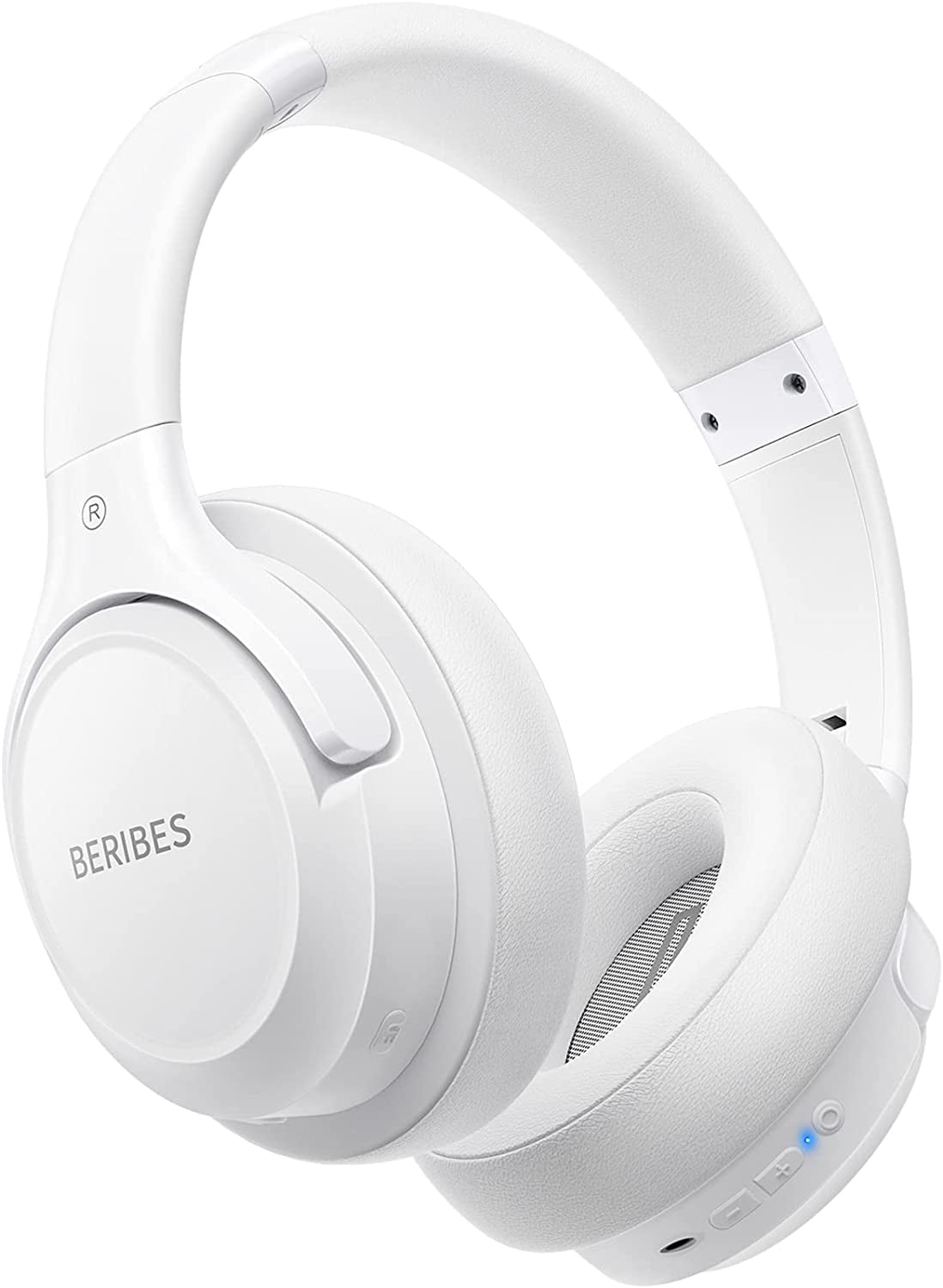 Bluetooth Headphones Over Ear, 65H Playtime and 3 EQ Music Modes Wireless Headphones with Microphone