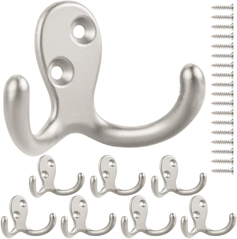 12 Pack Coat Hooks Wall Mounted 