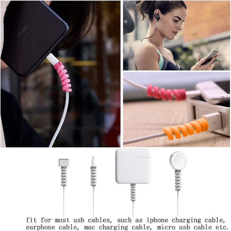 36 Pack of Cable Protectors for Cell Phones & Charging Cords