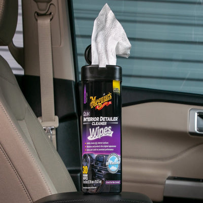 Meguiar's Quik Interior Detailer Cleaner Wipes,  30 Wipes