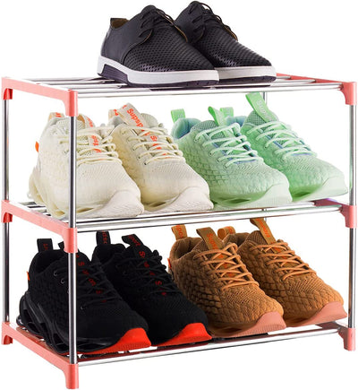 3-Tier Stackable Small Shoe Rack