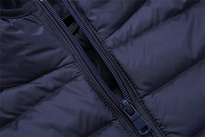  Light Weight Packable Down Coat with Hood and 2 Pockets