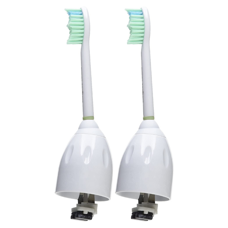 2 Pack E-Series Replacement Toothbrush Heads Compatible With Phillips Sonicare