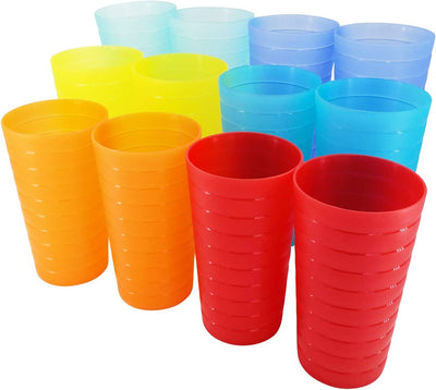 Set of 12 | Break Resistant 22 oz Plastic Cups